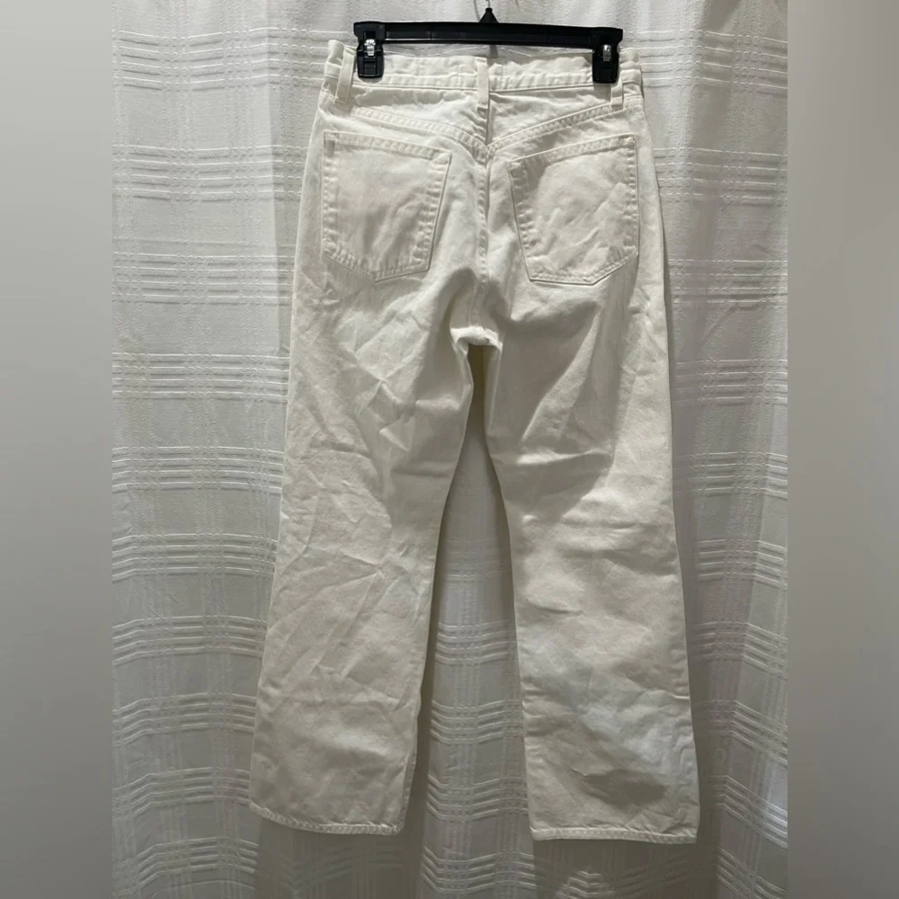 NILI LOTAN Juliet Cream wash button fly jeans - Picture 2 of 8